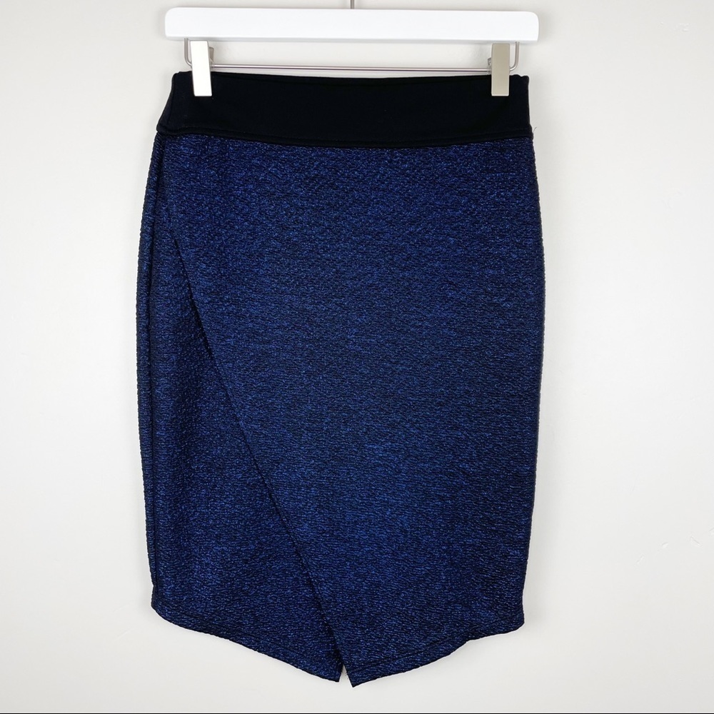 Sophie Rue Metallic Pencil Skirt
